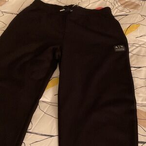 Armani Exchange Black Track Pants